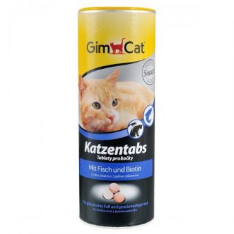 Вітаміни GimCat Katzentabs для котів, таблетки з рибою, 425 г