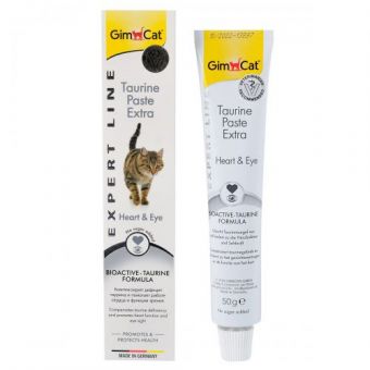 Паста GimCat Expert Line Taurine Extra для кошек, поддержка сердца и зрения, 50 г