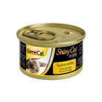 Влажный корм GimCat Shiny Cat для кошек, тунец и сыр, 70 г