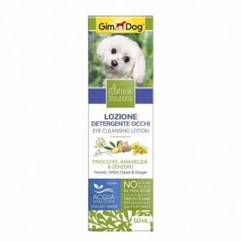 Лосьон GimDog Natural Solutions для собак, для очищения глаз, 50 мл