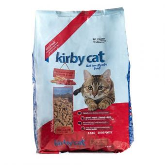 Сухой корм Kirby Cat для кошек, курица и говядина, 1,5 кг