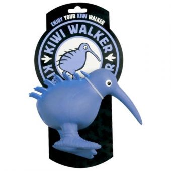Игрушка Kiwi Walker «Птица киви» для собак, голубая, 8,5 см