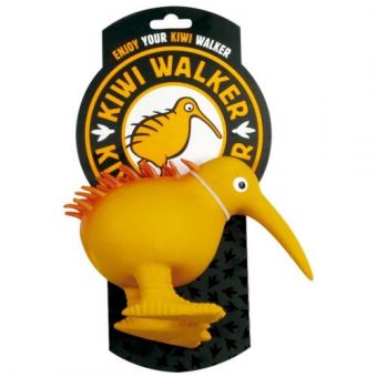 Игрушка Kiwi Walker «Птица киви» для собак, оранжевая, 13,5 см