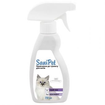 Спрей-притягиватель ProVET Sani Pet для кошек, 250 мл (для приучения к туалету)