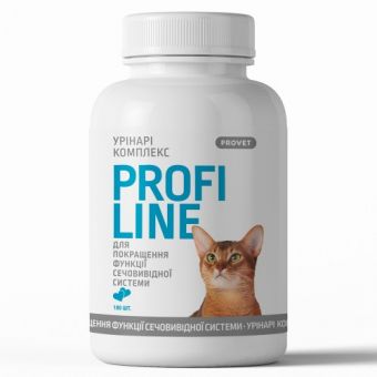 Витамины Provet Profiline для кошек, Уринары Комплекс для улучшения функции мочевыводящей системы, 180 таб.