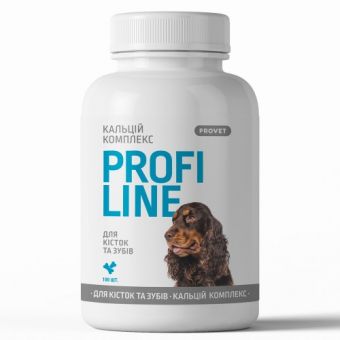 Витамины Provet Profiline для собак, Кальций Комплекс для костей и зубов, 100 таб.