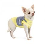 Борцівка Pet Fashion «Denim» для собак, розмір M, сіро-жовта