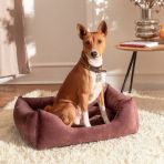 Лежака Pet Fashion «Denver» для собак, 60х50х18 см, ягода