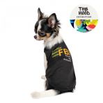 Борцовка Pet Fashion «FBI» для собак, размер M, черная