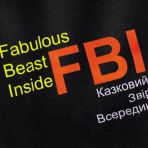 Борцовка Pet Fashion «FBI» для собак, размер S2, черная