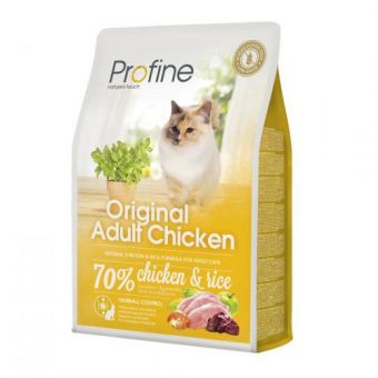 Сухой корм Profine Original Adult для взрослых кошек, с курицей и рисом, 2 кг