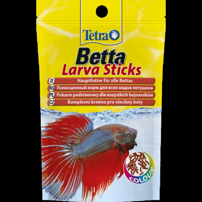 Корм Tetra Betta Larva Sticks для рыбок петушков, 5 г (палочки)