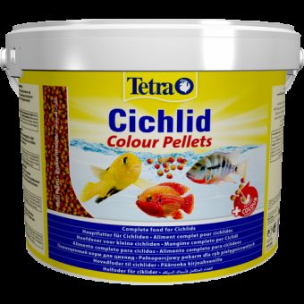 Корм Tetra Cichlid Colour для всех цихлид, для яркости окраски, 10 л (гранулы)