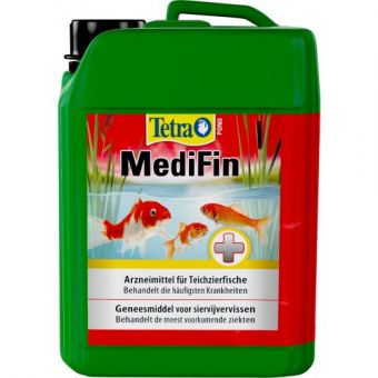 Средство Tetra Pond MediFin лекарственное против инфекций и болезней прудовых рыб, 3 л на 60000 л