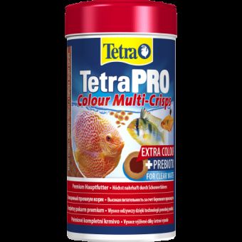 Корм Tetra PRO Colour Multi-Crisps для аквариумных рыб, для яркой окраски, 55 г (чипсы)