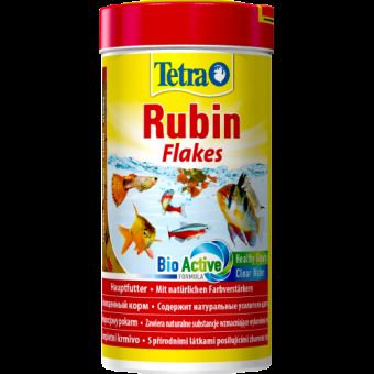Корм Tetra Rubin Flakes для аквариумных рыбок, для окраски, 52 г (хлопья)