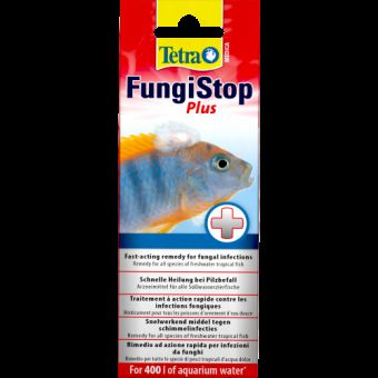 Средство Tetra Medica Fungi Stop Plus лекарственное для борьбы с грибковыми и бактериальными инфекциями у рыб, 20 мл на 400 л
