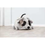 Домик Trixie Lukas для кошек с царапкой, темно-серый, 35х33х65 см