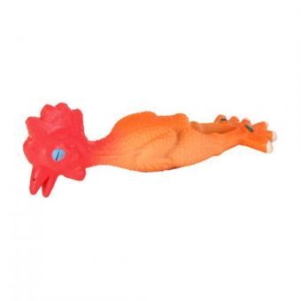 Игрушка Trixie Цыплёнок с пищалкой для собак, 15 см (латекс)