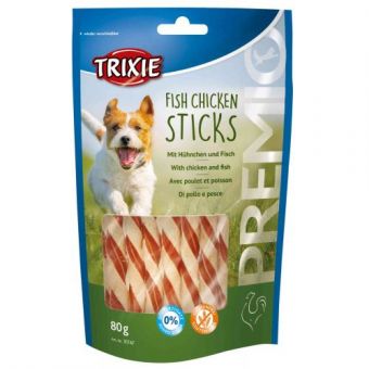 Лакомство Trixie Premio Fish Chicken Sticks для собак, курица/рыба, 80 г