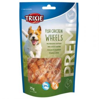 Лакомство Trixie Premio Fish Chicken Wheels для собак, курица и рыба, 75 г