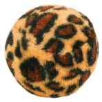 Набор игрушек Trixie Мячики леопардовые для кошек с погремушкой, 4 шт