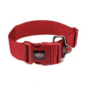 Ошейник Trixie Premium для собак, нейлон, L–XL: 40–65 см/25 мм, красный