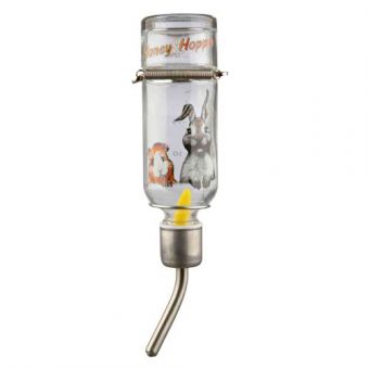 Поилка Trixie Honey & Hopper для грызунов, автоматическая, 125 мл (стекло)