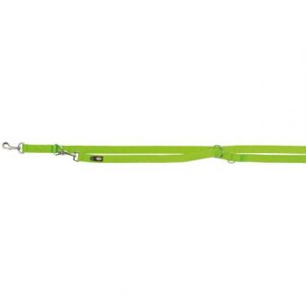 Поводок-перестежка Trixie Premium для собак, из нейлона, XS-S: 2 м/15 мм, зелёный