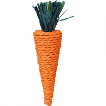 Игрушка Trixie Морковь для грызунов, 20 см (сизаль)