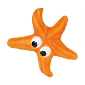 Игрушка Trixie Морская звезда с пискавкой для собак, d:23 см (латекс)