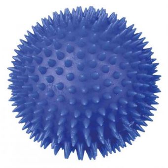 Игрушка Trixie Мяч игольчатый с пискавкой для собак, d-10 см