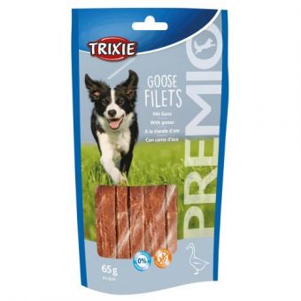 Лакомство Trixie Premio Goose Filets для собак, филе гуся, 65 г
