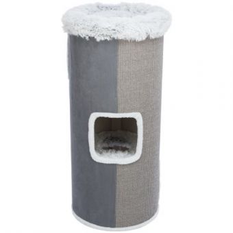 Царапка Trixie Harvey для кошек, сизаль/плюш/замша/флис, 50х118 см (серый)