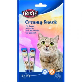 Лакомство Trixie Creamy Snacks для кошек, креветки, 5 шт/упак, 14 г