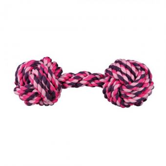 Игрушка Trixie Гантель плетеная для собак, 20 см (текстиль)