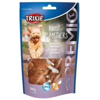Лакомство Trixie Premio Rabbit Drumsticks для собак, с кроликом 100 г, 8 шт/упак