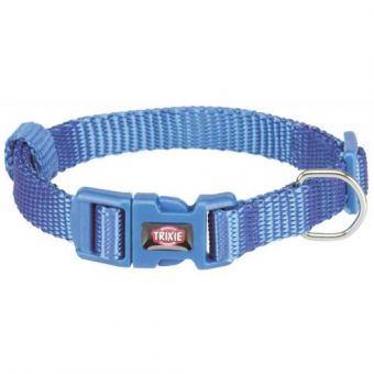 Ошейник Trixie Premium для собак, нейлон, XS–S: 22–35 см/10 мм, синий