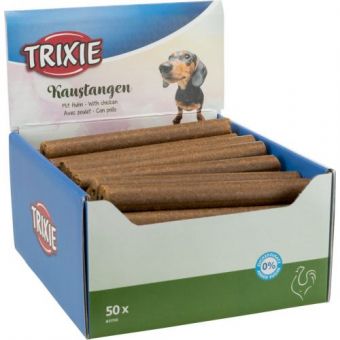 Палочка Trixie для чистки зубов собак, с курицей, 65 г, 50 шт