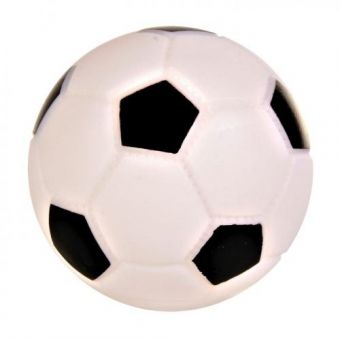 Игрушка Trixie Мяч футбольный с пискавкой для собак, d:10 см