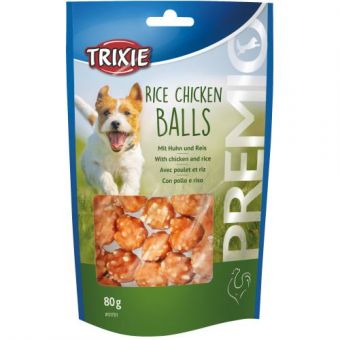 Лакомство Trixie Premio Rice Chicken Balls для собак, рис/курица, 80 г