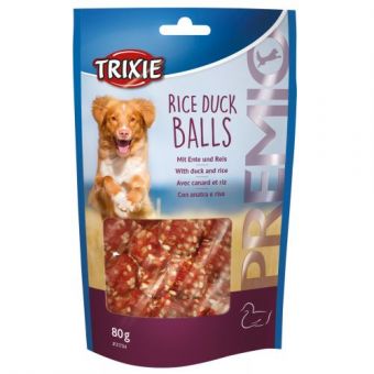 Лакомство Trixie Premio Rice Duck Balls для собак, шарики с уткой и рисом, 80 г