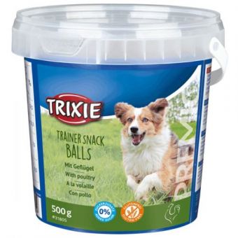 Лакомство Trixie Premio Trainer Snack Poultry Balls для собак, с мясом птиц, 500 г