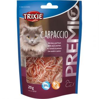 Лакомство Trixie Premio Carpaccio для кошек, с уткой и рыбой, 20 г