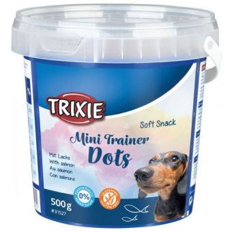 Лакомство Trixie Soft Snack Mini Trainer Dots для собак, лосось, 500 г