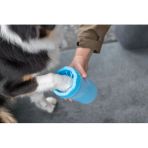 Очиститель-щетка для лап Trixie для собак, силикон/PP, голубой, M/L