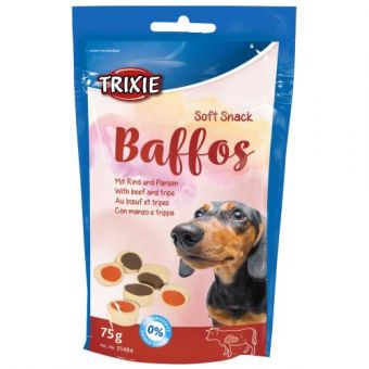 Витамизированное лакомство Trixie Baffos для собак, с говядиной и желудком, 75 г
