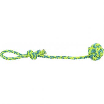 Игрушка Trixie Мяч плетеный с ручкой для собак 50 см, d:7 см