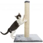 Когтеточка Trixie Parla для кошек, серая, 40х40х62 см (джут/плюш)