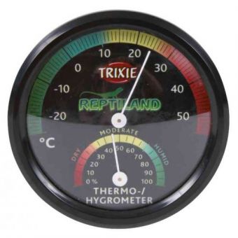 Термометр-гигрометр Trixie для террариума, механический, с наклейкой d:7,5 см